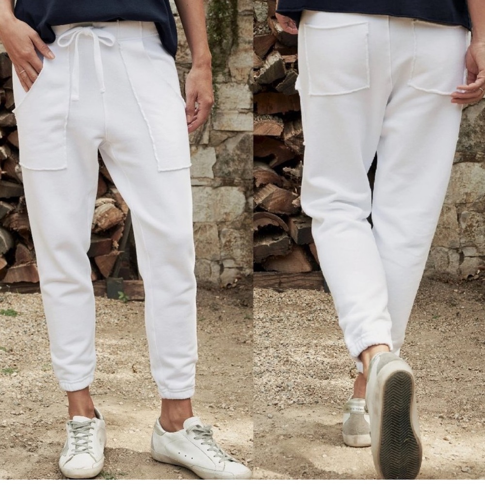 Frank & Eileen White Track Pants